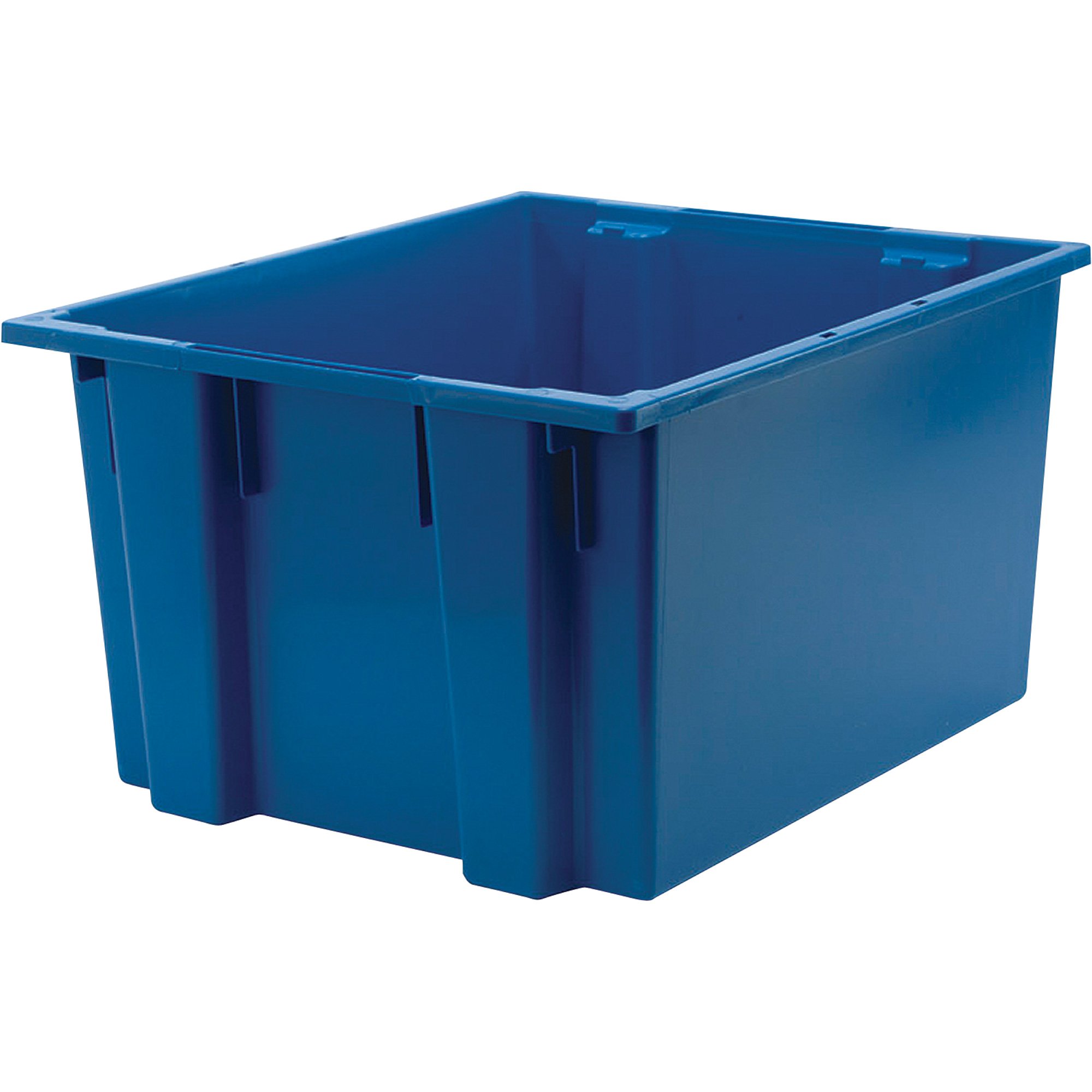 Quantum Storage Stack and Nest Tote Bin — 23 1/2in. x 19 1/2in. x 13in. Size, Carton of 3